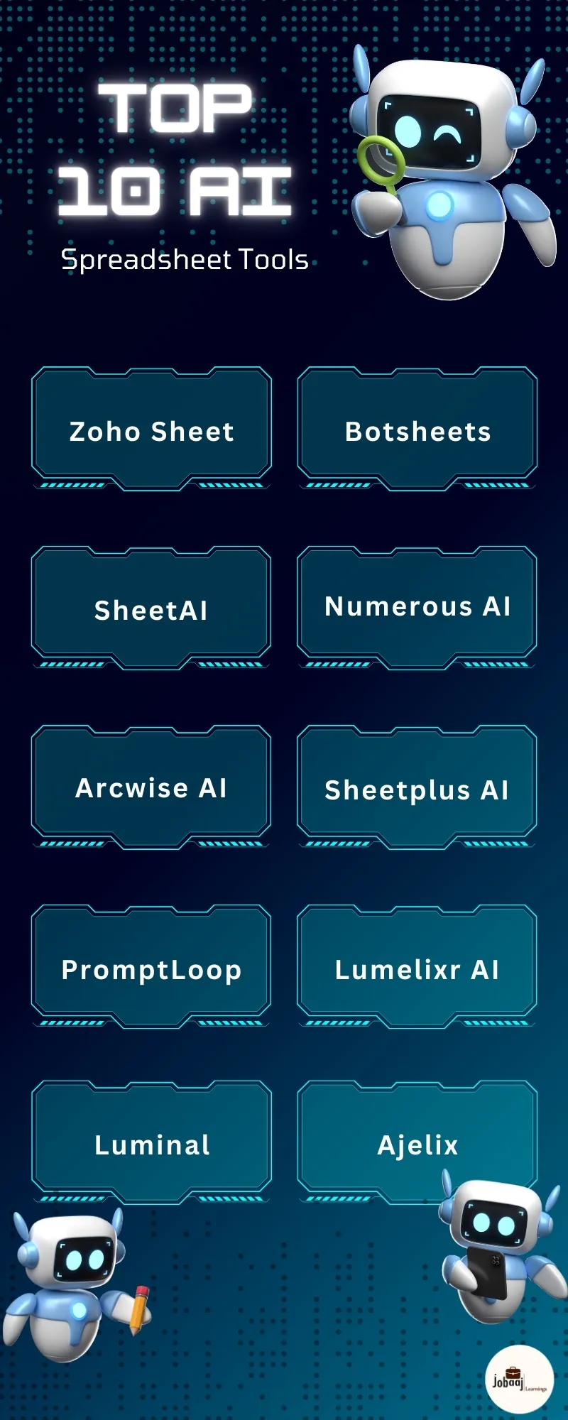 Top  10 AI tools